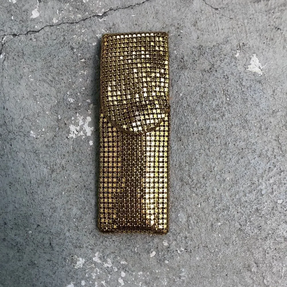 Vintage Mesh Comb/lipstick case